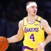 Alex Caruso Lakers paint by numbers