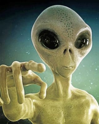 Alien paint by numbers