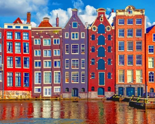 Amsterdam Anne Frank's House paint by numbers