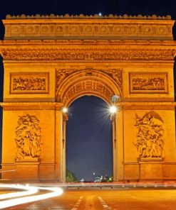 Arc De Triomphe paint by numbers