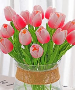 Artificial Tulips paint by numbers