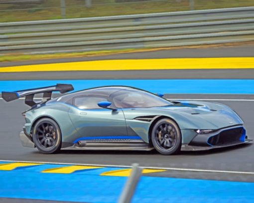 Aston Martin Vulcan paint by numbers