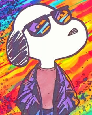 Snoopy Dog paint by numbers