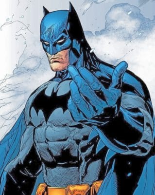 Batman The Super Hero paint by numbers