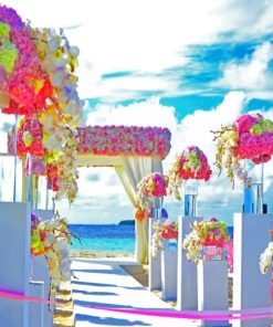 Beach Wedding South Africa paint By Numbers