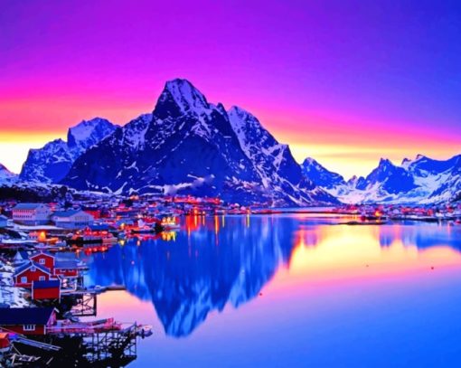Beautiful View In Ireland paint by numbers