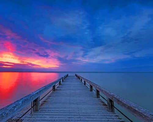 Beautiful Seascape paint by numbers