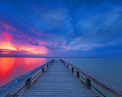 Beautiful Seascape paint by numbers