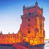 Belem Tower Lisbon paint by numbers