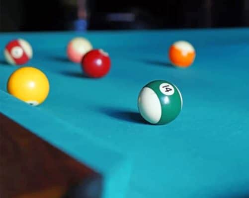 Billiard Game paint by numbers