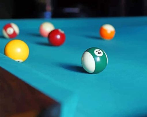 Billiard Game paint by numbers