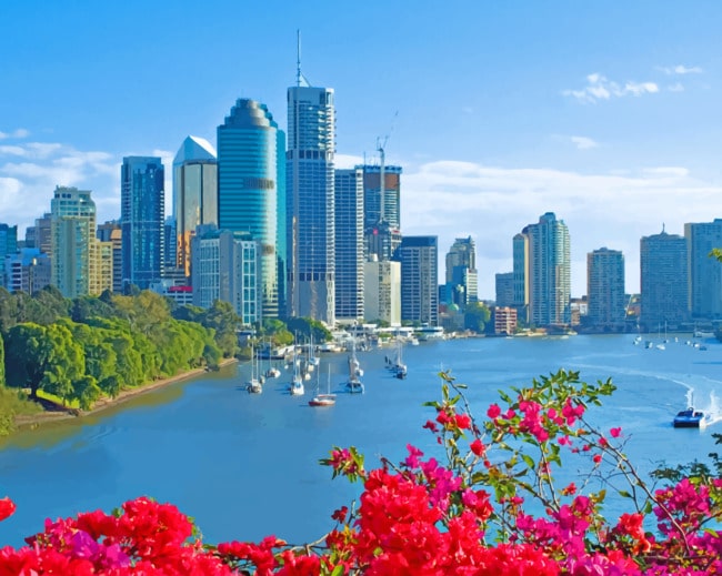 Brisbane paint by numbers