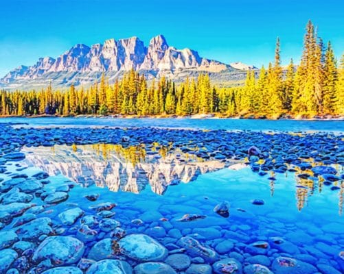 Canada National Park paint by numbers
