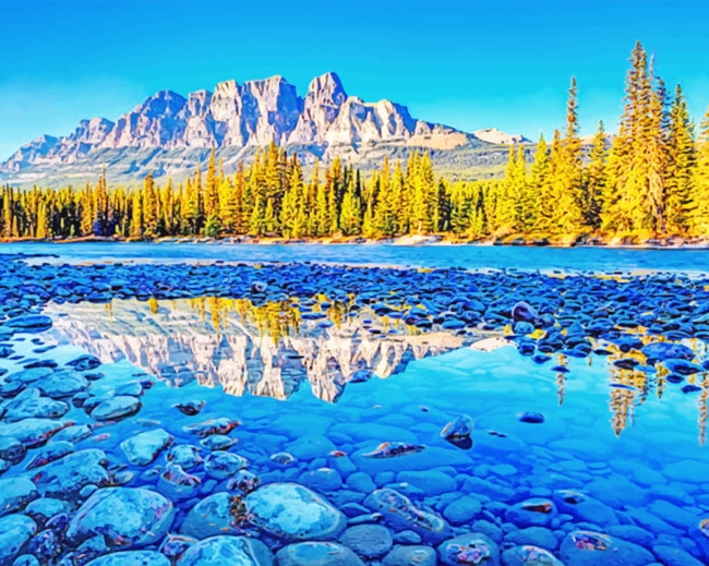 Canada National Park paint by numbers