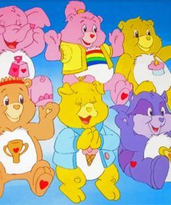 Care Bears paint by numbers