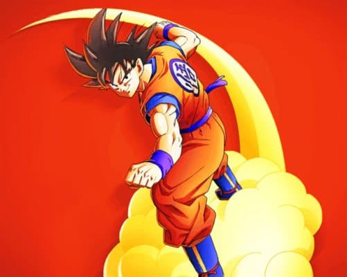 Dragon Ball paint by numbers