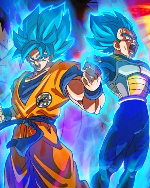 Dragon Ball Super Broly paint by numbers