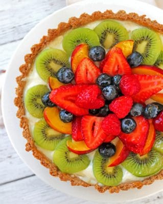 Fresh Fruit Tart Paint By Numbers