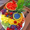 Fresh Fruits paint By Numbers