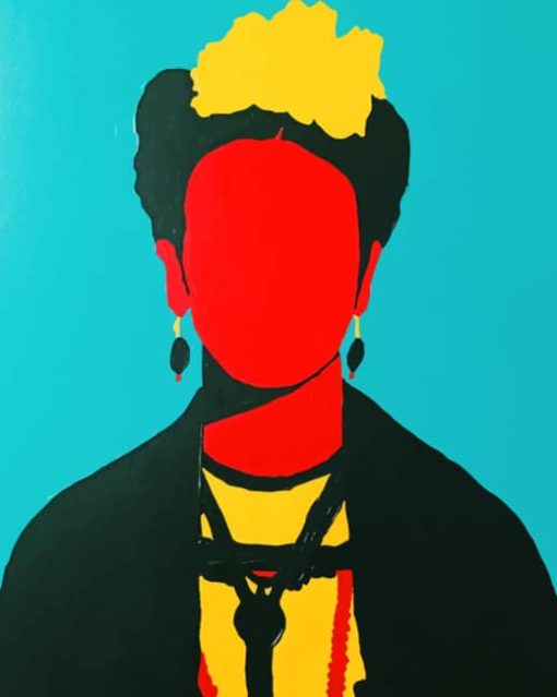 Frida Kahlo paint by numbers
