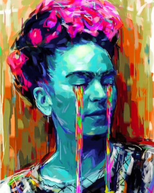 Frida Kahlo paint by numbers