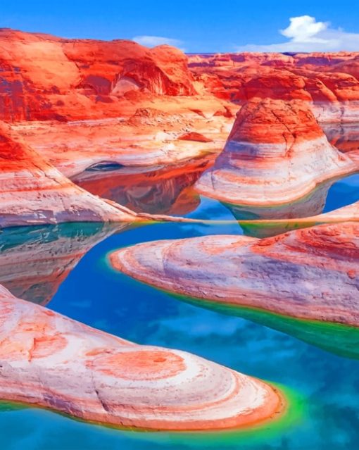 Glen Canyon National Recreation Area paint by numbers