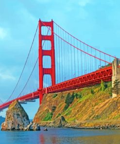 Golden Gate paint by numbers