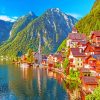 Hallstatt Austria paint by numbers