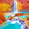 Havasupai Falls paint by numbers