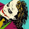 Jocker In Pop Art paint by numbers