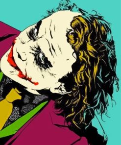 Jocker In Pop Art paint by numbers