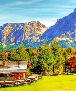 Italian Tyrol Nature paint by numbers