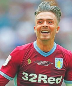 Jack Grealish paint by numbers