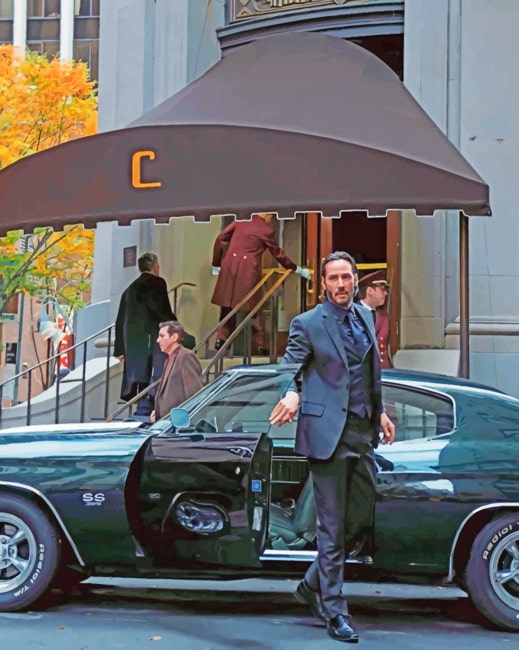 John Wick paint By Numbers