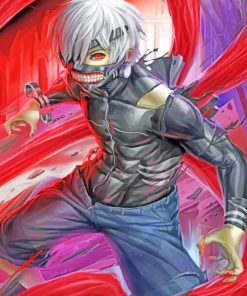 Kaneki Fanart paint By numbers