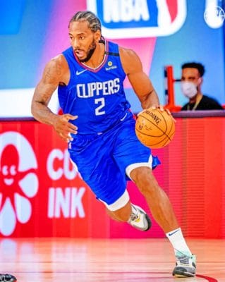 kawhi Leonard Clippers paint by numbers