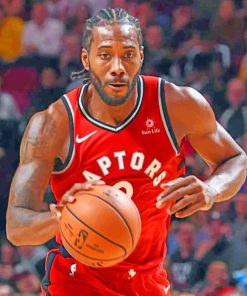 Kawhi Leonard Raptors paint by numbers