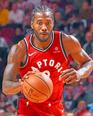 Kawhi Leonard Raptors paint by numbers