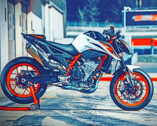 Ktm 890 Duke R paint by numbers