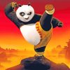 Kung Fu Panda paint by numbers