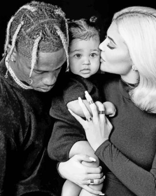 Kylie Jenner Family paint by numbers