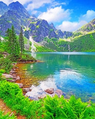 Lakeside paint by numbers