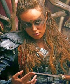 Lexa The 100 paint by numbers