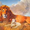 Lion And Lamb paint by numbers