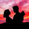 Lovers Facing each Other paint By Numbers