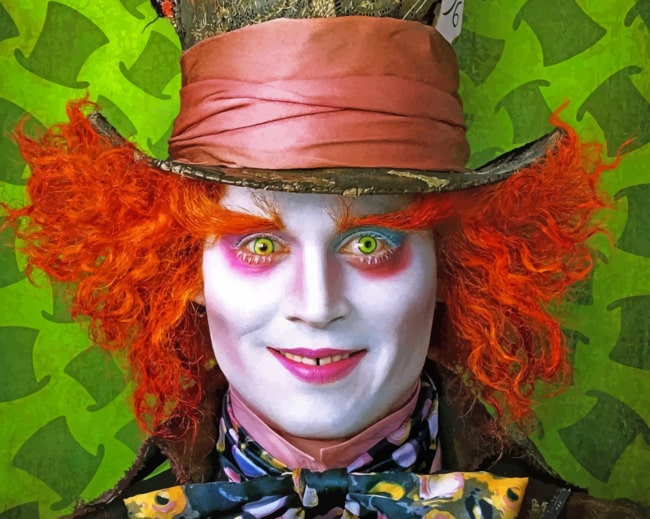 Mad Hatter paint by numbers