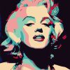 Mariyln Monroe paint by numbers