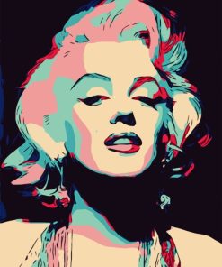 Mariyln Monroe paint by numbers