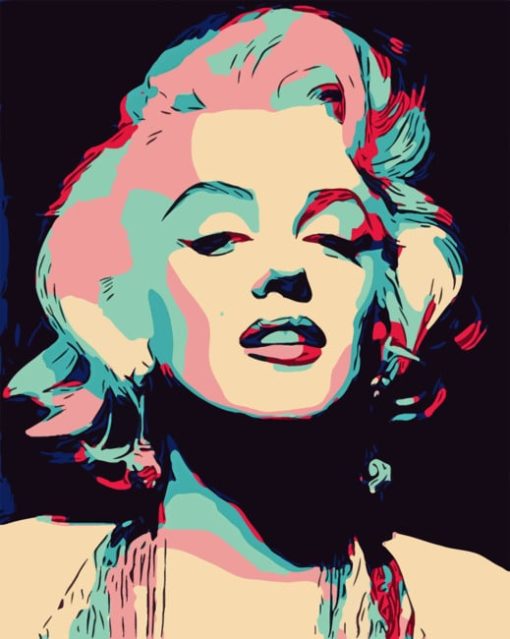 Mariyln Monroe paint by numbers