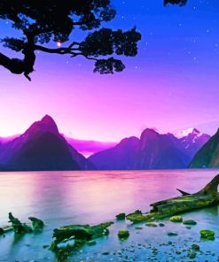 Milford Sound Piopiotahi Paint By Numbers